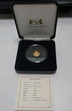 2023 Charles III Quarter Laurel 22ct Gold Proof Coin 2g Box & COA