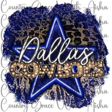 Sublimation Print Dallas Cowboys Football Ready To Press Sublimation Transfer