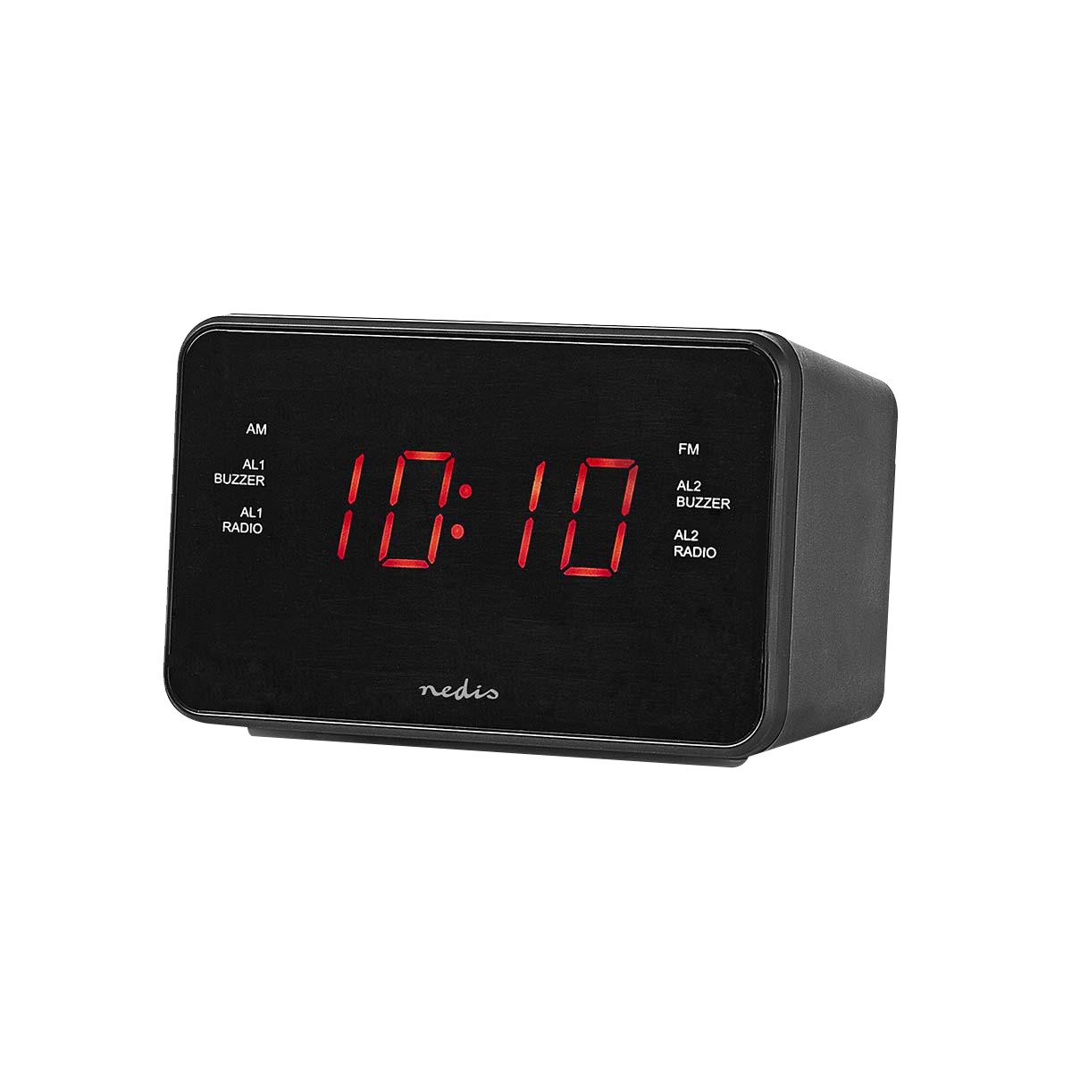 Radio-réveil LED AM FM avec projection plafond et double alarme pour la chambre
