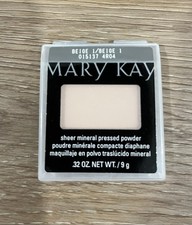 Mary Kay Sheer Mineral Pressed Powder BEIGE 1 015137 New Discontinued