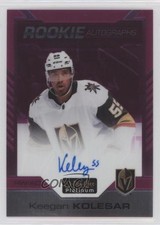 2020 O-Pee-Chee Platinum Rookie Matte Pink 93/99 Keegan Kolesar #R-KE Auto 0pz2
