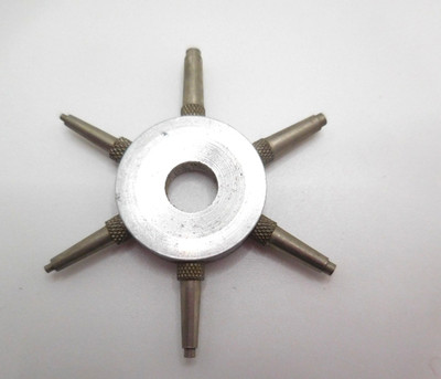 Vintage Unbranded Watchmakers 6 Prong Jewel Pusher