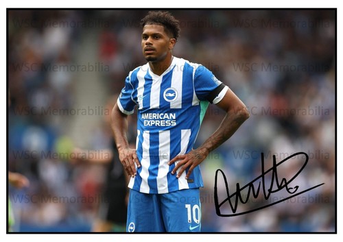 11221. Georginio Rutter Signed Pictures A4 Prints Brighton Leeds Hoffenheim etc.
