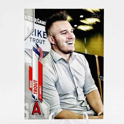 MIKE TROUT 2020 Topps Update Photo Variation All Star Press Conference #U-4