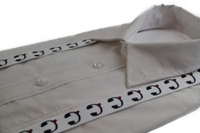 Boys Adjustable White  Black Headphones Patterned Suspenders