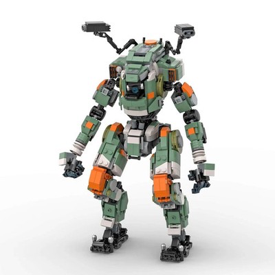 BT-7274 Vanguard class Titan Mech 1057 Pieces with Paper Manual Build New
