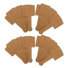 100pcs Jewelry Display Cards Self-Adhesive Packaging Selling Cards