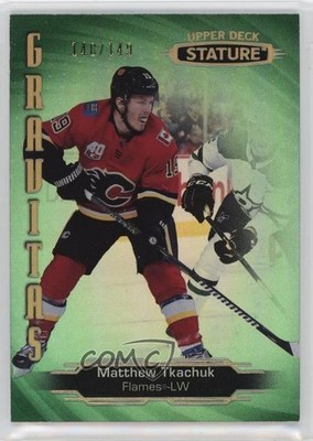 2020-21 Upper Deck Stature Gravitas Green /149 Matthew Tkachuk #G-6 o9i