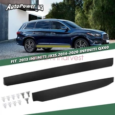 2pcs For 2013-2020 Infiniti Qx60 Jx35 Door Lower Molding Trim Right Rear + front