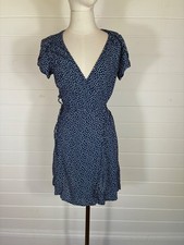& OTHER STORIES EURO 34 SIZE XS DITSY FLORAL PRINT WRAP DRESS SUMMER