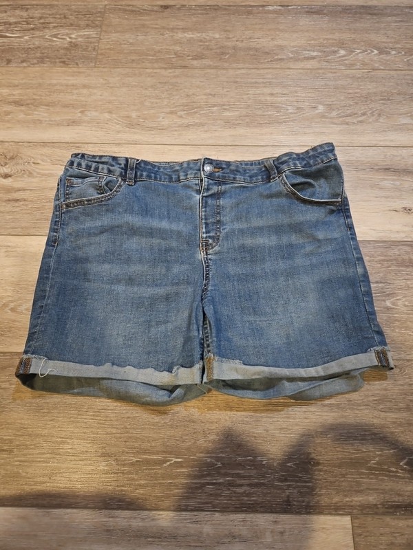 Girls Thereabout Midi Denim Stretch Shorts Size 20.5