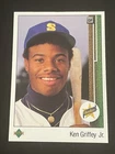 1989 Upper Deck - Ken Griffey Jr #1 (RC) Centered Very Nice Card Read!