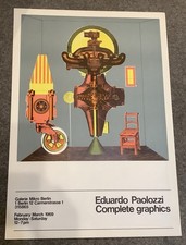 EDUARDO PAOLOZZI - Original Poster for Galerie Mikro Berlin Exhibition - 1969