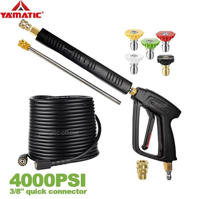 #ad YAMATIC Car Cleaning Wash Gun 4000 PSI amp; 50 ft Pressure Washer Hose 3200 PSI $79.99
