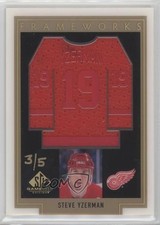 2016-17 SP Game Used Frameworks Gold 3/5 Steve Yzerman #FW-SZ HOF 0c3