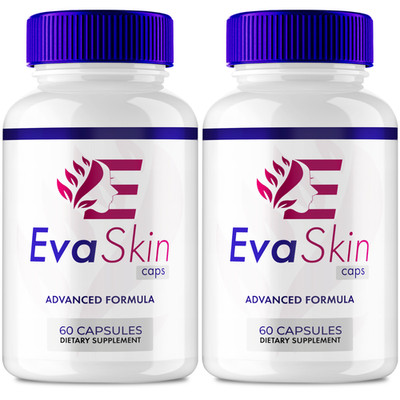 (2 Pack) EvaSkin Capsules, Advanced Eva Skin Care for Daily Glowing Skin Pills