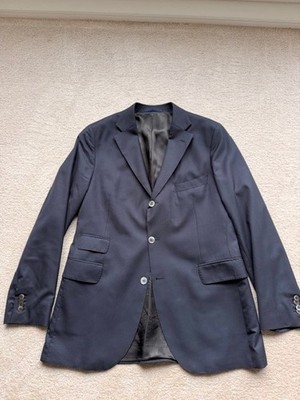 Eduard Dressler Sakko, Jacket, ca. Gr. 50 maßgeschneidert, Vitale Barberis ,blau