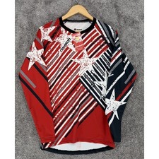 Reusch Patriot II Pro Fit Goalkeeper Jersey USA Made Adult Small Red White Blue