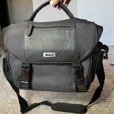 Nikon Digital Camera Bag Black Padded Lens Case Crossbody