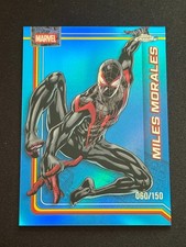 2026 Topps Chrome Marvel Miles Morales Blue Refractor /150 #78
