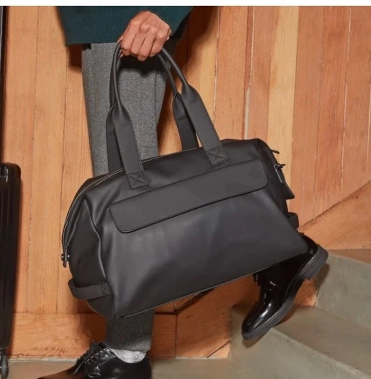 Bolso de Lona Calpak Hue Usado en Cuero Sintético Negro Agotado Foto 2 de 4