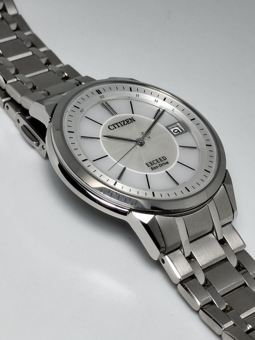 Citizen Exceed H113-T016189 EBG74-5023 Eco Drive Date Solar