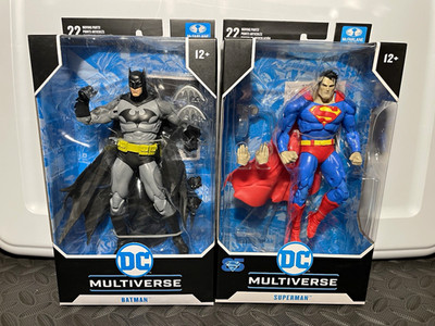 Batman Hush & Superman Hush DC Multiverse Mcfarlane Action Figures