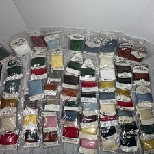 HUGE Mixed Lot of 128 Vintage Candle Wick Yarn CSO Lily Pyramid Candlewick