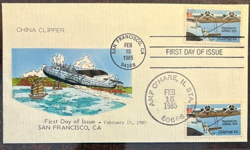 #C115 China Clipper FDC cachet, limited #8 of 60