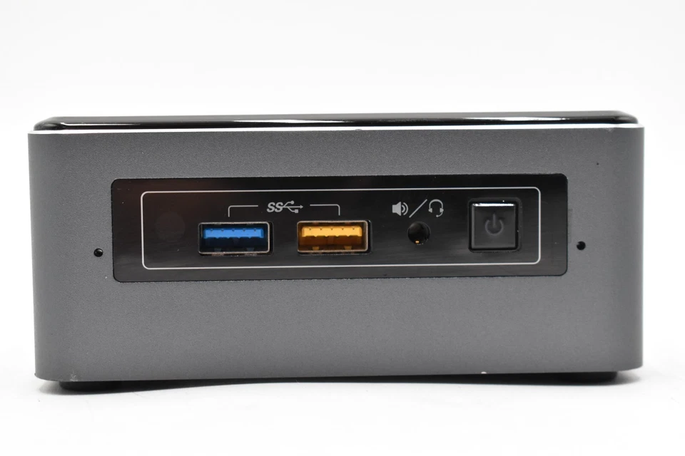 Intel NUC NUC7I3BNH i3-7100U 2.4GHz 8GB 8x1 RAM 120GB SSD Linux Mint + Adapter - Image 2 of 4