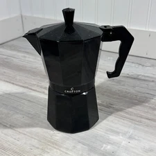 Moka Pot Crofton Stovetop Espresso Coffee Maker Black