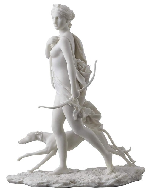 Greek Goddess Diana The Huntress Figurine Statue Sculpture ...