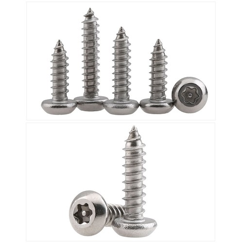 Security Pin Screws Torx Button Head Wood Screws Self Tapper M2-M5 A2 Stainless - Picture 5 of 7