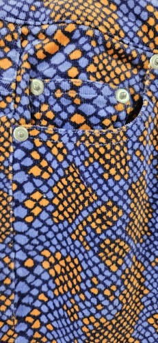 Gorman Charmer cord jeans. Blue and orange size 12 - Picture 5 of 7