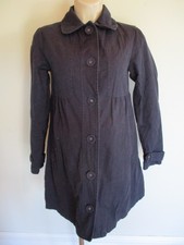 Jojo Maman Bebe Maternity Navy Blue Lightweight Mac Jacket Coat Size Xs Uk 6-8