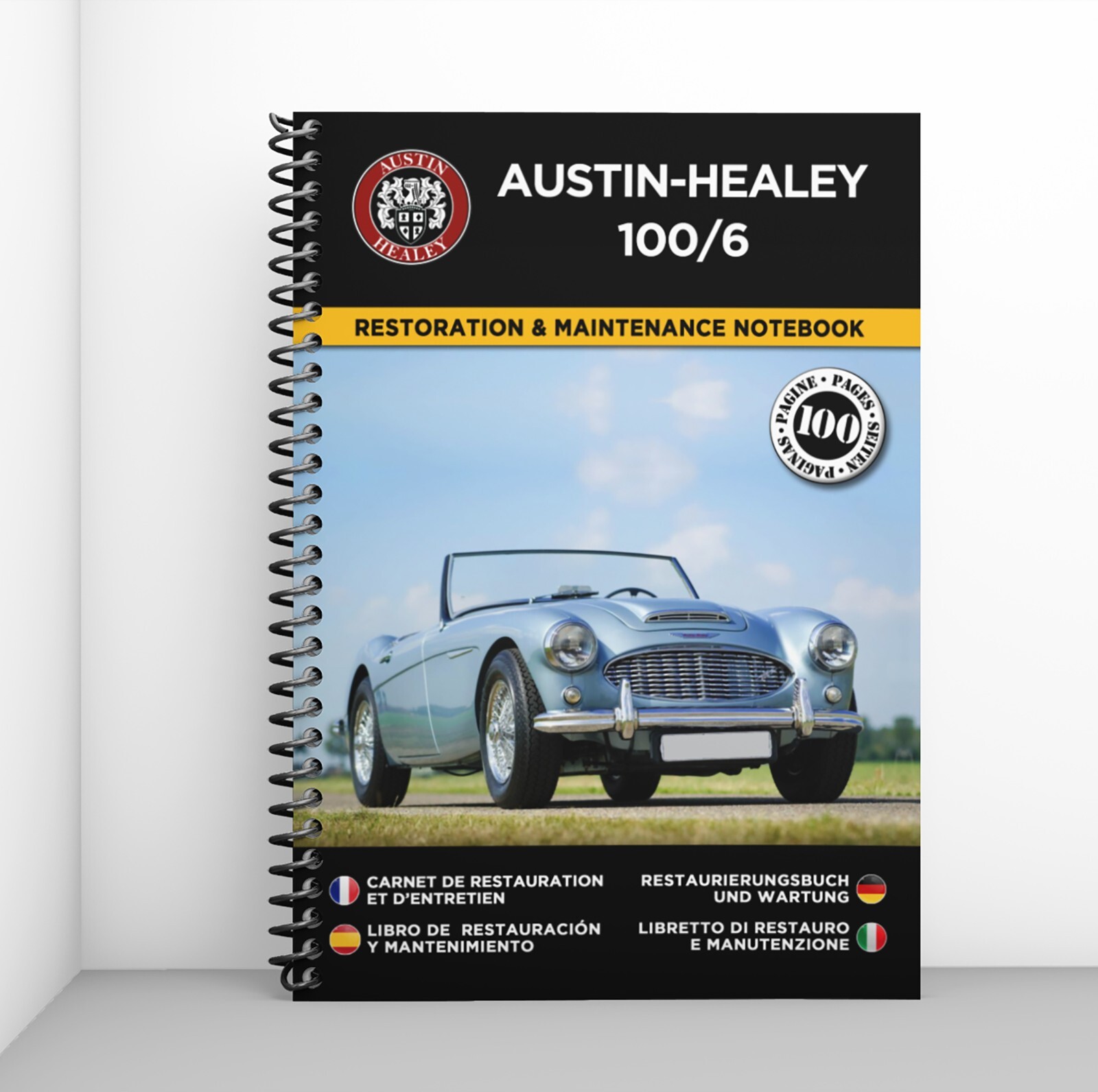 Austin-Healey 100/6 carnet de restauration pour organiser le remontage du moteur
