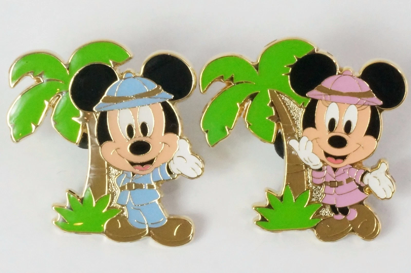 Tokyo Disney Resort Game Prize Pin Jungle Carnival Mickey Minnie TDR JAPAN