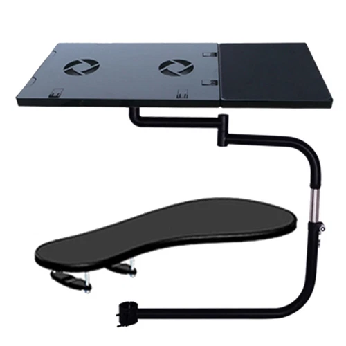 Adjustable Laptop Holder Mount Chair Keyboard Tray Keyboard Mount for Chair