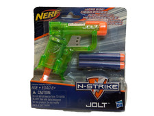New Sealed NERF N-Strike Elite Jolt Blaster Green Green, NIB