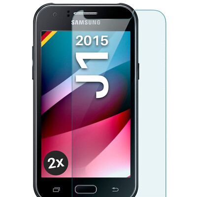 2x Echt Glas für Samsung Galaxy J1 2015 Panzerfolie Handy Premium Displayschutz