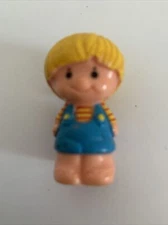 Vintage 1975 Kenner Tree Tots Family Tree House Blonde Boy/Chip Son Figure 1.5”