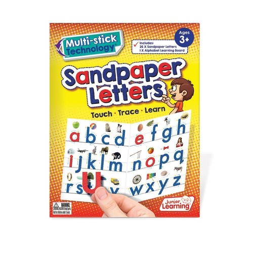Junior Learning Multi-Stick Sandpaper Numbers & Letters Sensory Learning - Picture 3 of 3