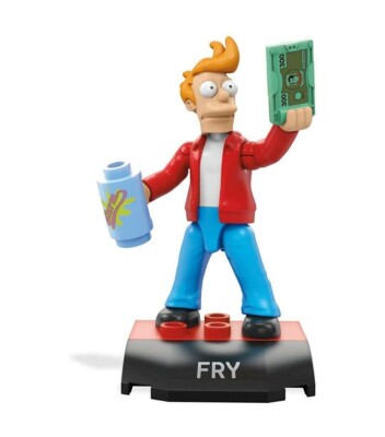 Mega Construx Heroes Series 2 FUTURAMA FRY Buildable 2.25'' Figure 13 Pcs FND71 