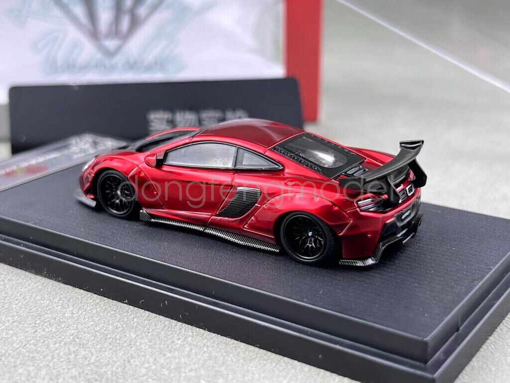 Star 1:64 Scale Red 650S LBWK Racing Sports Diecast Metal Car