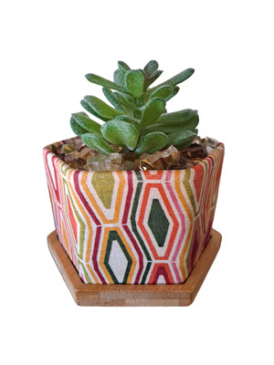 Artificial Succulent in Abstract Pot