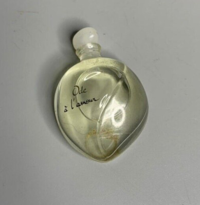 French vintage miniature perfume fragrance bottle Ode a l'amour Yves Rocher full