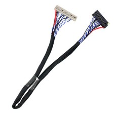 LVDS Cable DF14 20pin 1 Channel 8-bit LCD Panel Video Interface Connector D8 20P