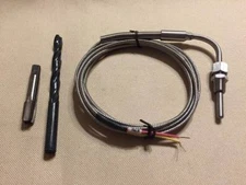 Pyrometer, Drill & Tap - Exhaust Temp Probe to install and measure EGT, Diesel