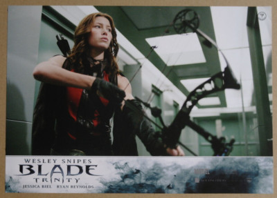 T424 Aushangfoto BLADE Trinity - Wesley Snipes/Jessica Biel/Ryan Reynolds #1