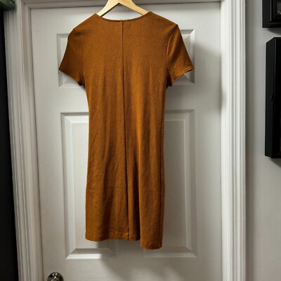 texture & thread short sleeve side tie dress Texture & Thread Short-Sleeve Side-Tie Dress